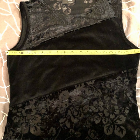 Two piece crushed velvet dress -FWH - Picture 11 of 11